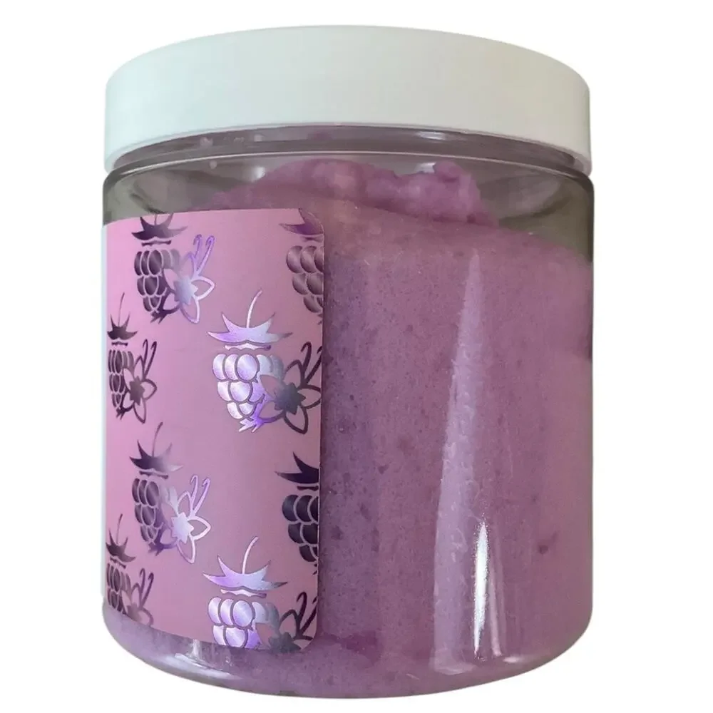 Aminnah Raspberry Vanilla Skin Polish Purple 8oz NEW